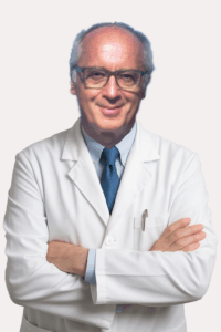 Prof. Mostert in camice bianco